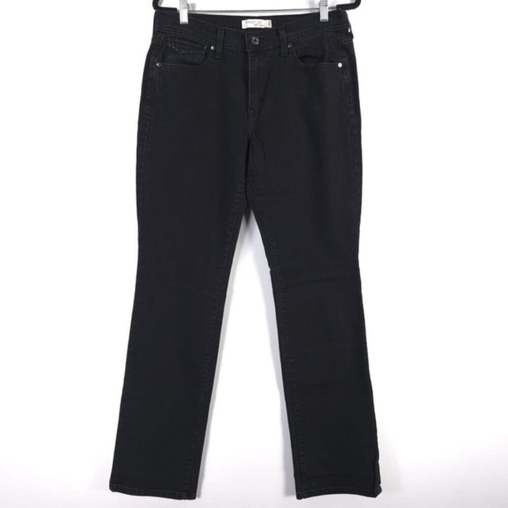 LEVI’S‎ STRAIGHT LEG 505 Jeans Long Curvy Black Tab Size 10 L/C